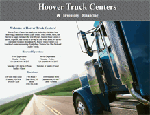 Tablet Screenshot of hoovertrucksales.net